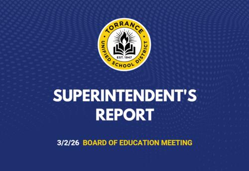 Superintendents Report thumbnail 3-2-26