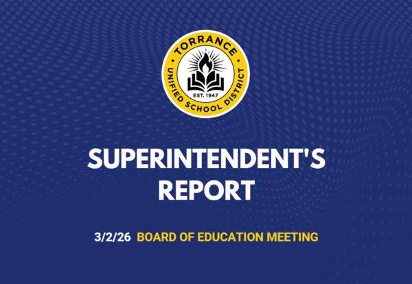 Superintendents Report thumbnail 3-2-26