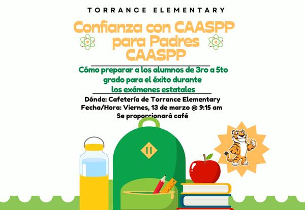 Confianza con CAASPP  para Padres CAASPP