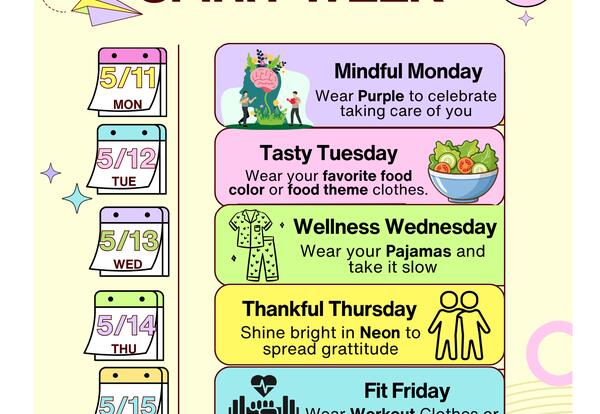 Wellness Week Spirit Days
