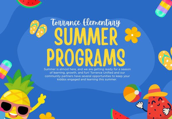 Torrance Unified Summer 2026 Programs
