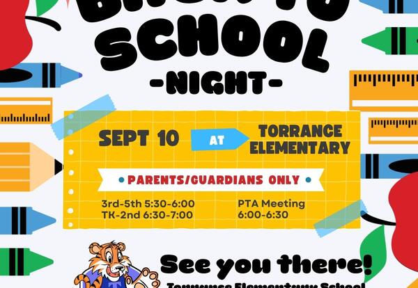 Back to School Night
