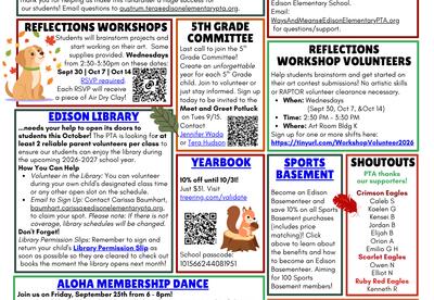 PTA Newsletter