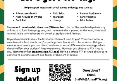 Support our PTA