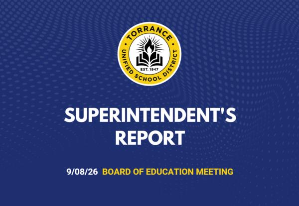 Superintendent's Report