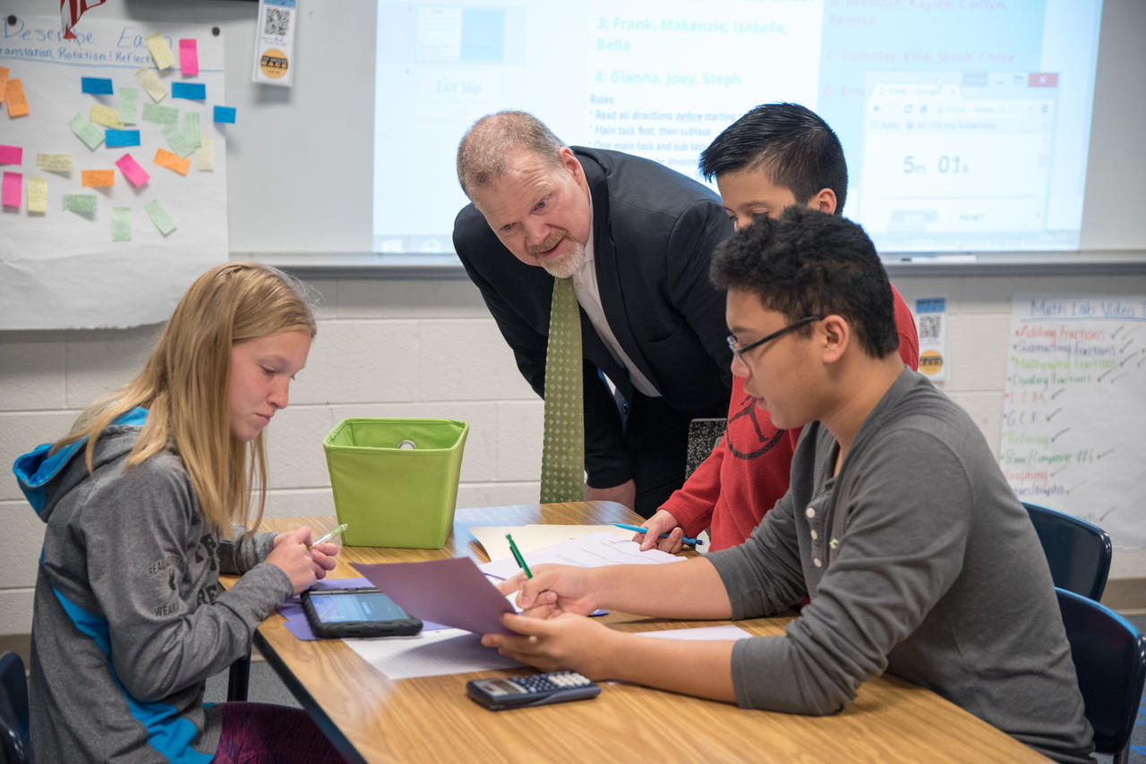 State Superintendent of Education Dr Tony Smith tours District 113A Schools  March 24 2016 | About the District