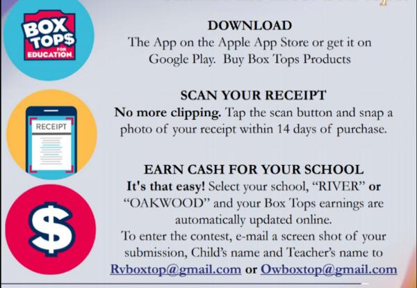 Box Top Contest Ends October 18th Oakwood School