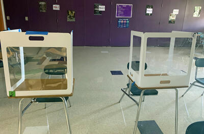 PHOTO: McCracken Lunch Setup