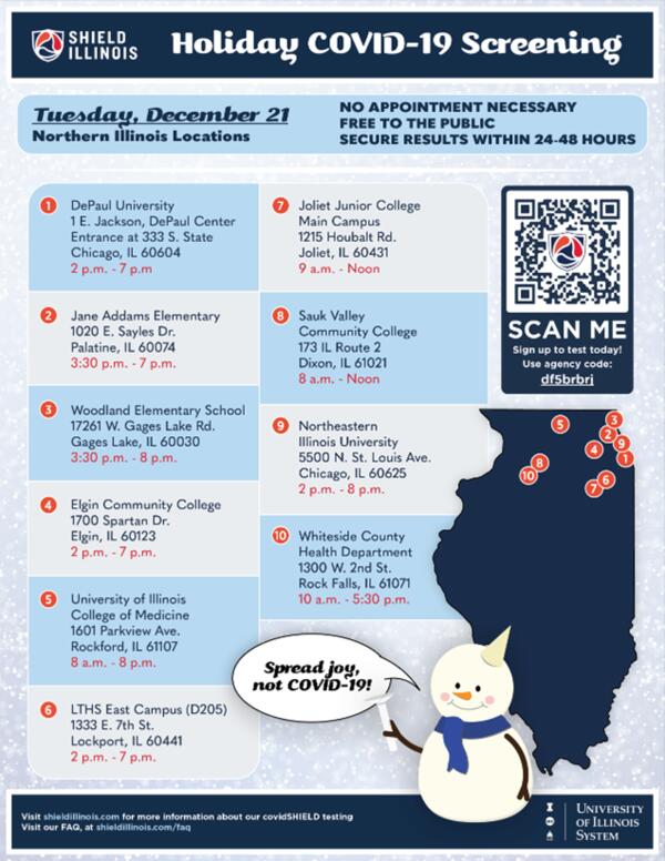 Northern Illinois Locations