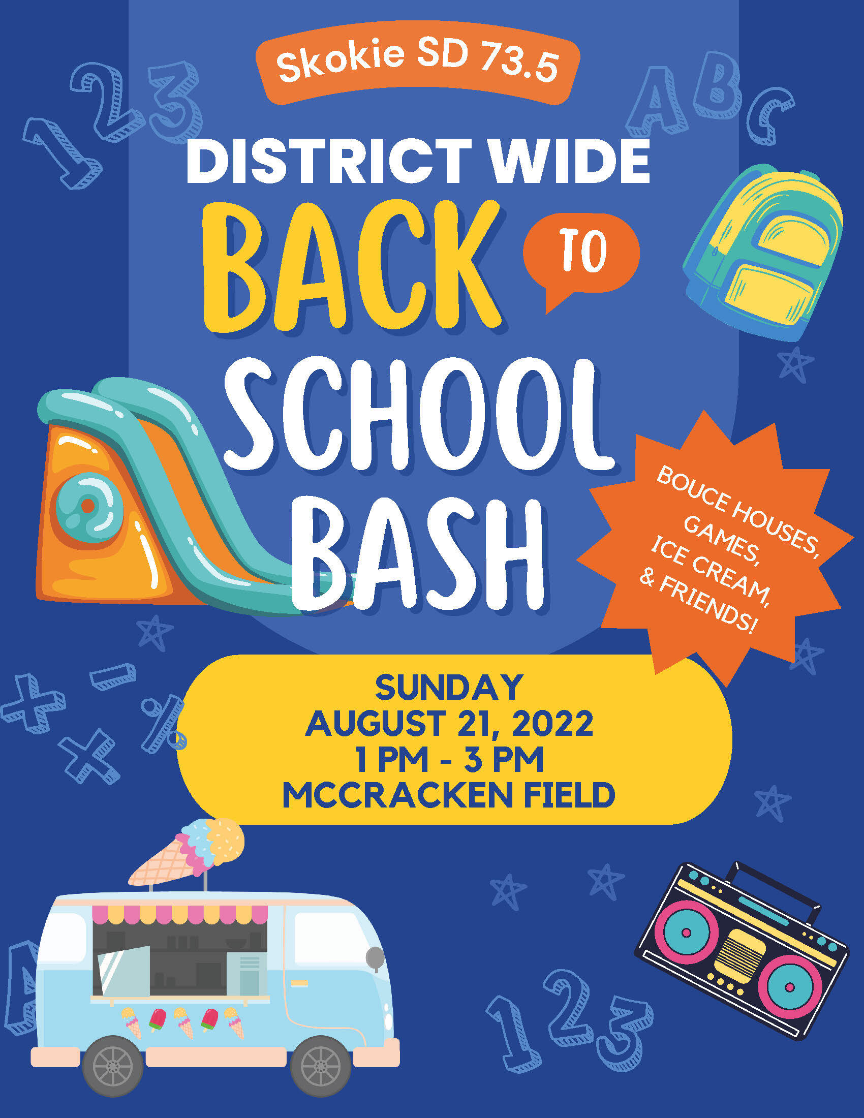 Back to School Bash flyer