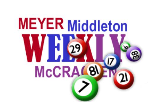 The Weekly badge with bingo balls