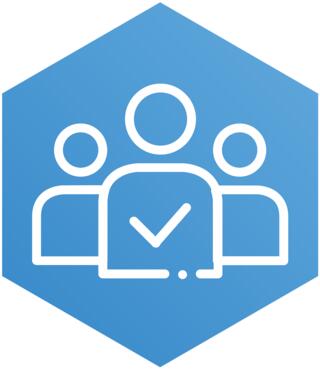 blue Attendance Monitor logo