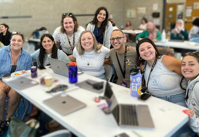 Photo of staff at professional learning session