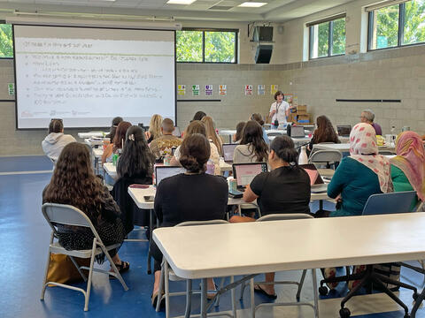 Photo of staff learning day