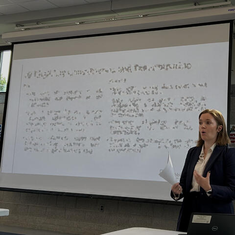 Photo of Student Services legal updates presentation