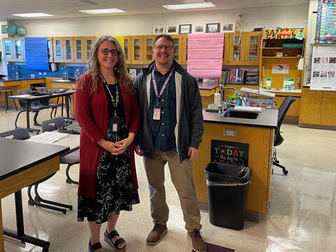 7th and 8th grade Science team, Mr. & Mrs. Gormley