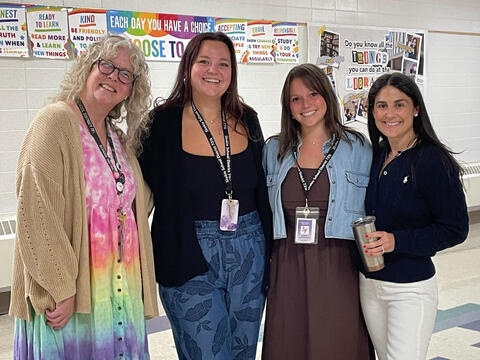 McCracken librarian and the Student Services team