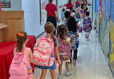 Photo of the first day of PreK