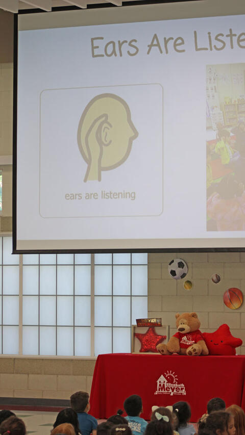 PBIS pictogram: ears are listening