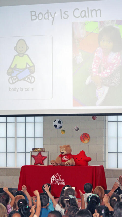 PBIS pictogram: body is calm