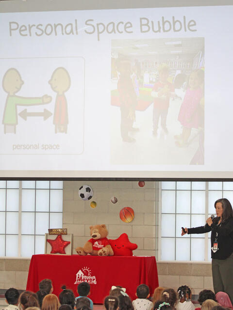 PBIS pictogram: personal space bubble