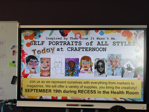 September Crafternoon promo slide