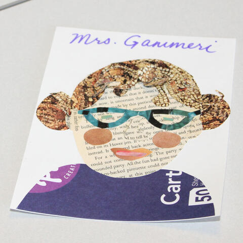 Mrs. Gammeri's Crafternoon self portrait