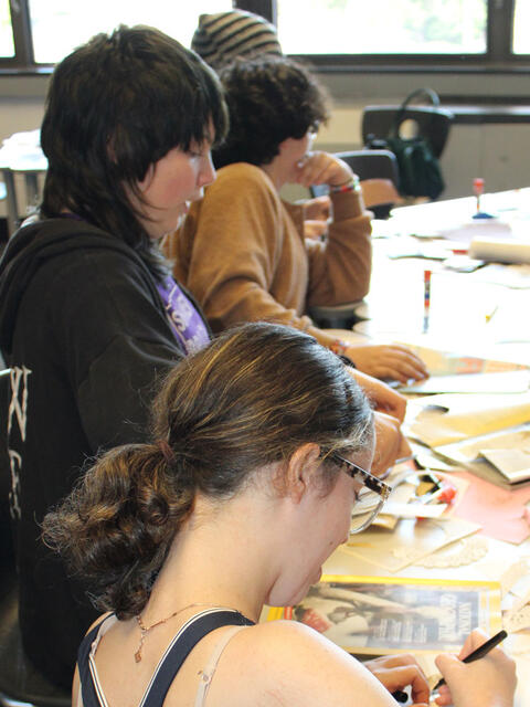 Photo of September Crafternoon participants
