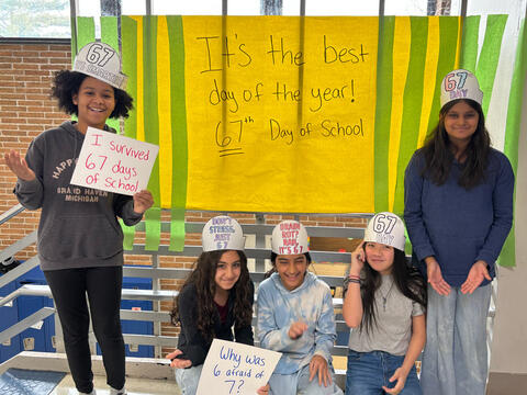 students celebrate 6 7 Day