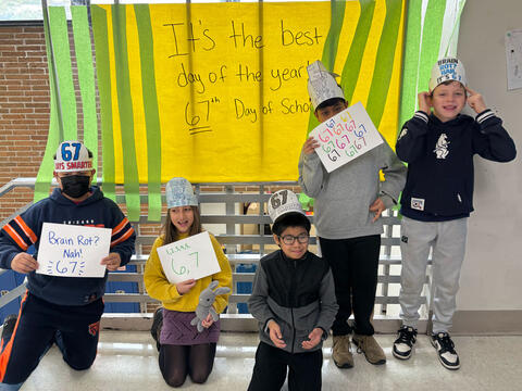 Students welcome 6 7 Day at Middleton!