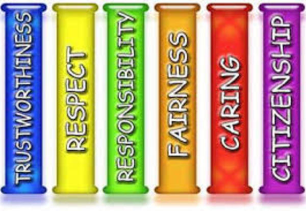 6 pillars of character examples picture