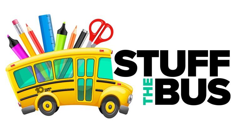 Stuff the bus school supply donations